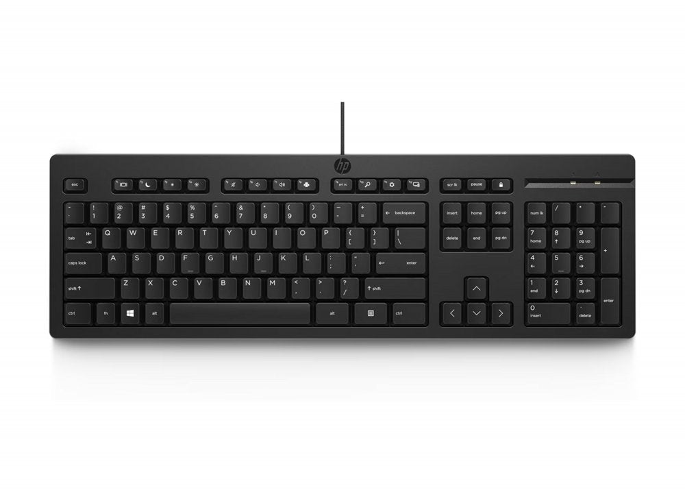HP 125 | Bedraad Toetsenbord | USB | QWERTY US International | Zwart - Matmuis - Matmuis